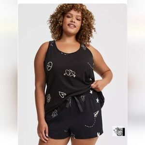 Torrid Cotton Racerback Sleep Tank & Cotton Sleep Shorts Size 2x New!
